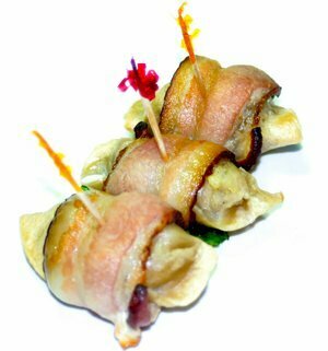 pierogi wraped bacon